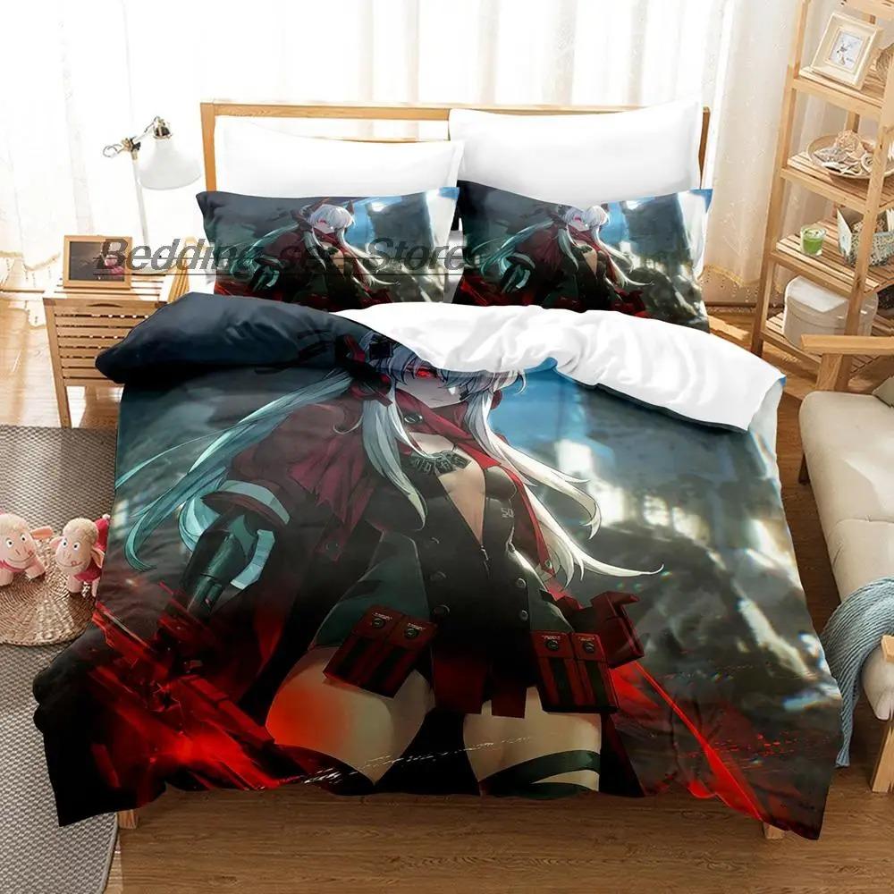 Kawaii GRAY RAVEN PUNISHING Lucia Anime Bedding Set Single Twin Full Queen King Size Duvet Cover for Adult Kid Bedroom