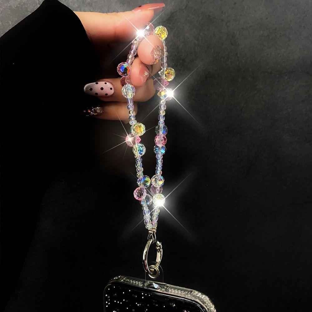 Anti-Lost Phone Hand Rope Crystal Bag Pendant Useful Wrist Chain