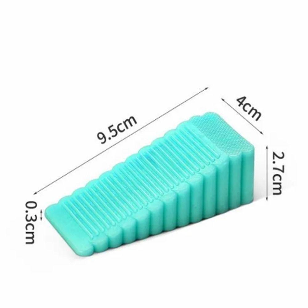 Silicone Door Stopper Shock Handle Stopper Safety Absorbent Block Wedge  Office