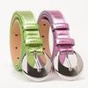 Women Belt Adjustable Length Imitation Leather Waistband with Alloy Buckle Dresses Shirts Tops Waist Belt