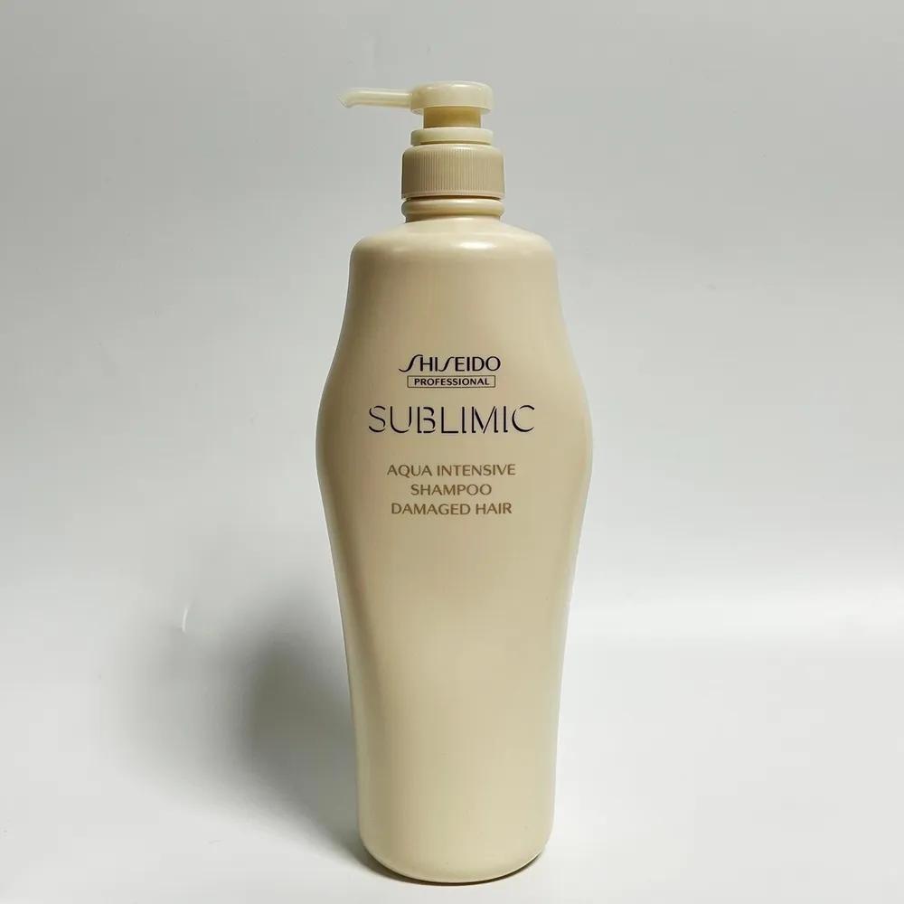 Shiseido Sublimic Aqua Intensive Шампунь Большой Объем 1000 мл [Для Поврежденных Волос] 1000ml Shampoo
