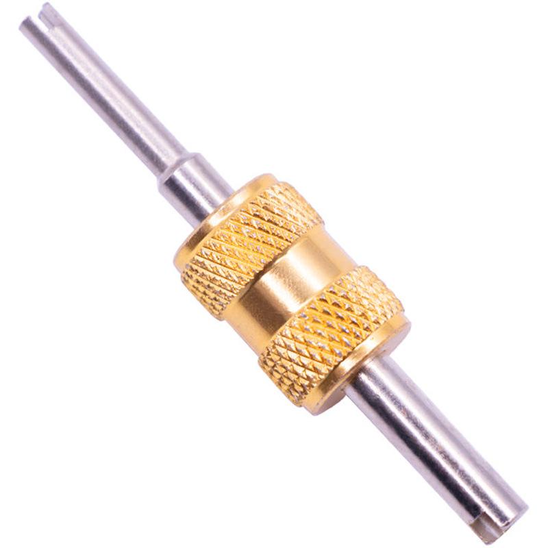 Doppelkopf Ventileinsatz Schraubendreher & Luftablasswerkzeug für Auto AC & Reifenreparatur