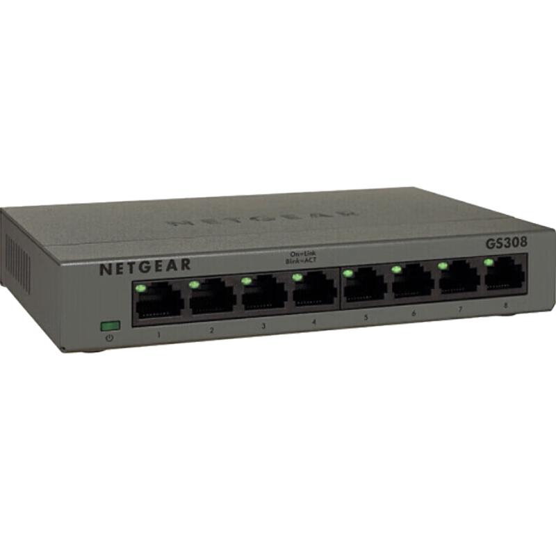 

NETGEAR GS308v3 8-Port Gigabit Unmanaged Ethernet Switch