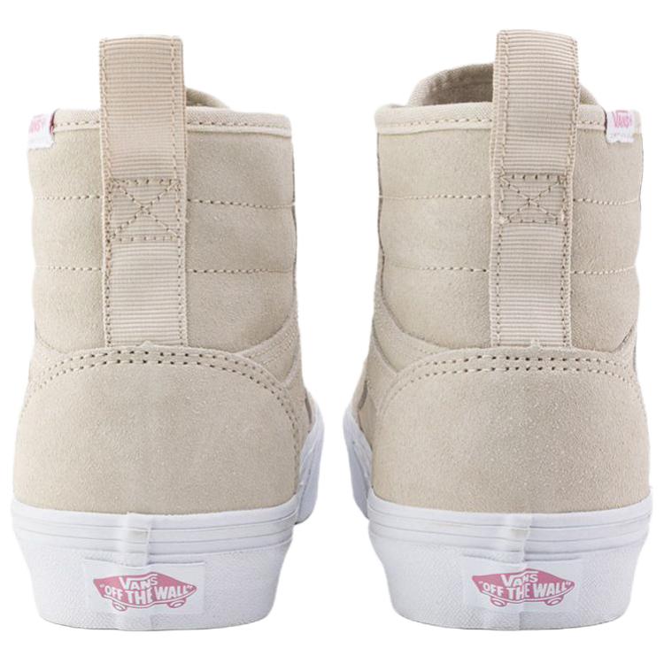 Vans Ashwood Hi Comfortable Soft High-Top Skate Shoes Women Sneaker Oatmeal VN000D962N1
