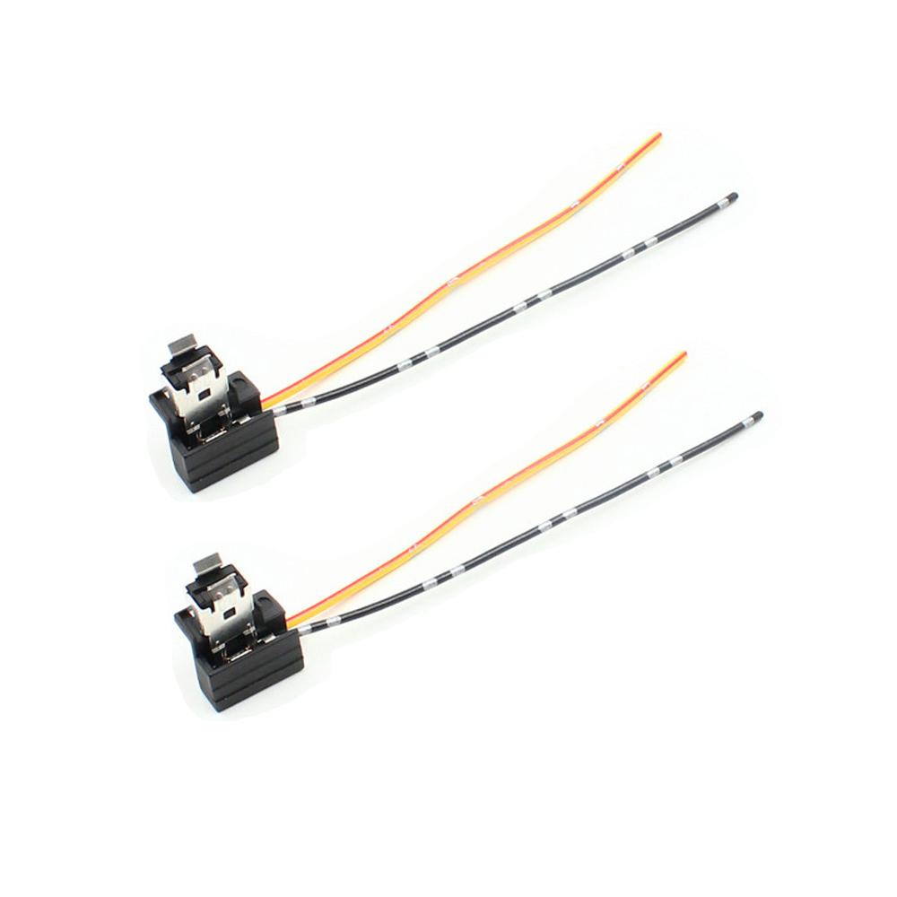 2 PCS Headlight Lamp Bulb Socket Wiring Harness Connector Plug Adapter Line for H1 H7 H4 Bulb H1