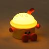 Dimmable Creative Bedside Lamp Cute Mood Light USB Rechargeable Night Light Rechargeable Sleep Sensor Pat Lamp Bedroom Decor