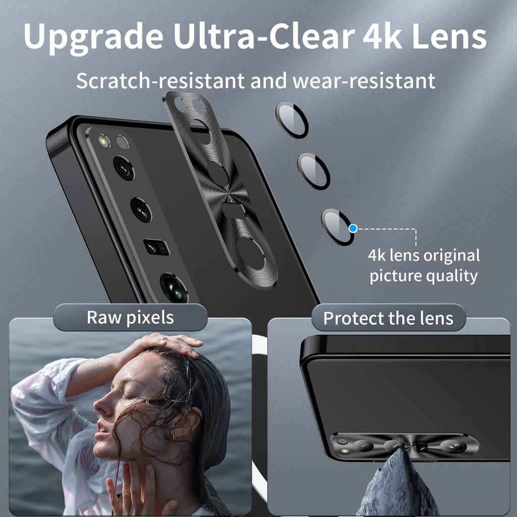 Magic Shield Magnetic Series for Sony Xperia 1 V Slim Case Anti-Drop Metal Frame Phone Case with Lens Cover Compatible with MagSafe