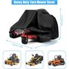 Lawn Mower Dust Cover 182x111x116cm Oxford Cloth Garden Tractor Storage Cover Tractor Parts Storage Accessories for Rain Mowing
