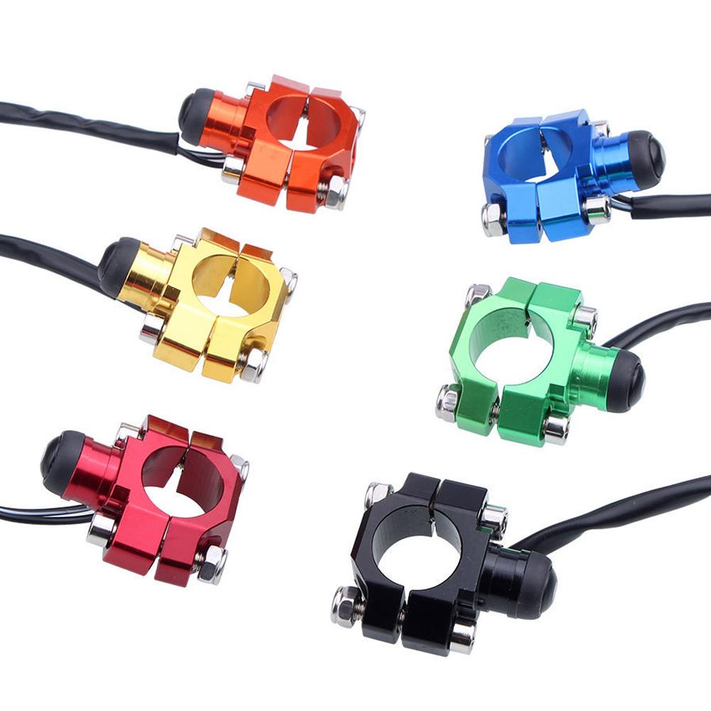 Motorcycle Switch Button Handlebar Mount Electric Power Start Horn Switch Accessories For Motorbike ATV Sport Dirt Scooter Parts