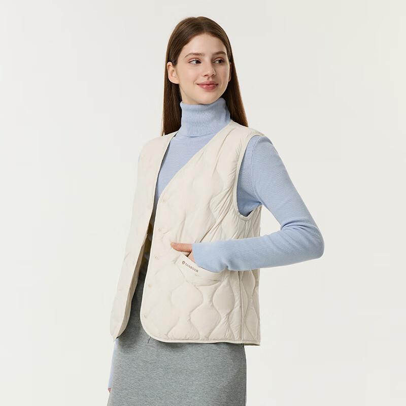 Tambour Women's Lightweight V-Neck Down Vest