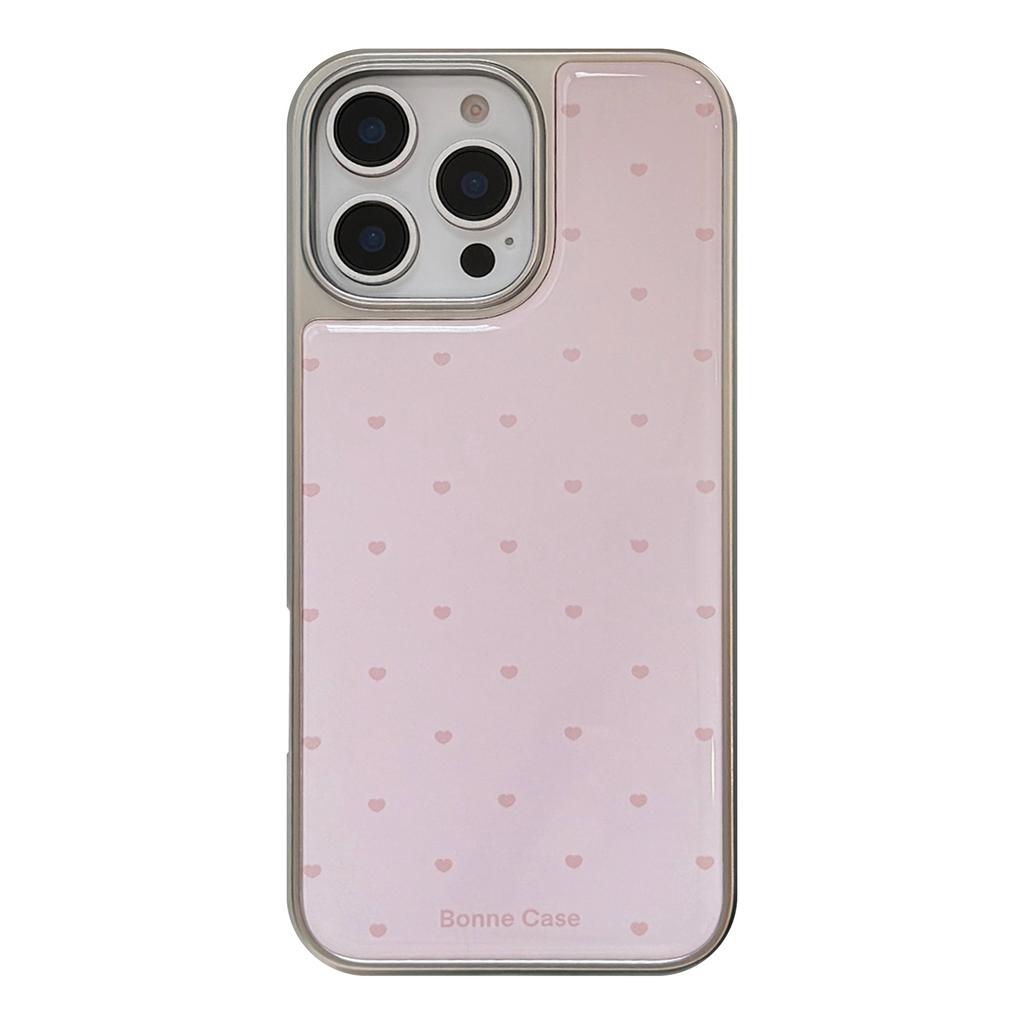 Simple and Small Love Applies To 16 Apple 17promax Mobile Phone Case Iphone14 Epoxy 13 Sweet 15 Hard Huawei