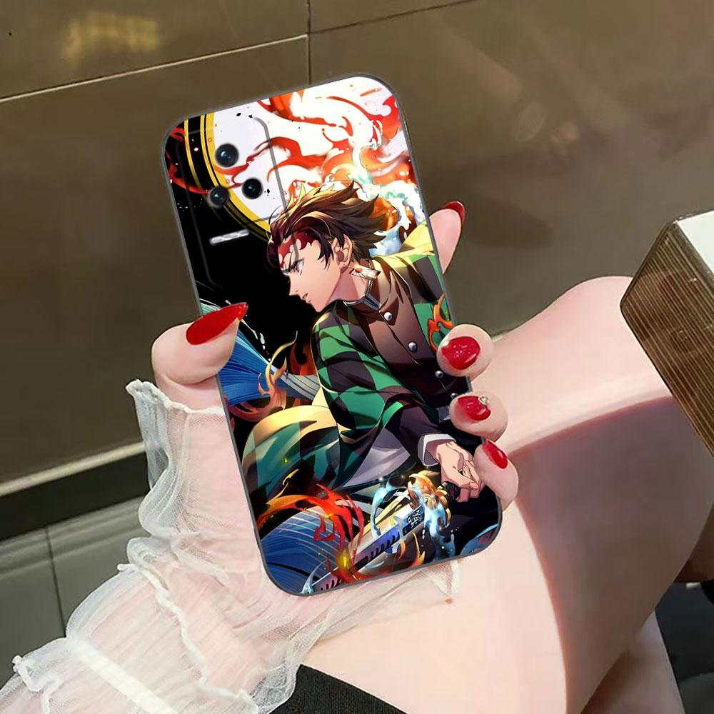 Anime Demons Slayers Tanjiro Phone Case For OPPO RENO 15 15F 14 14F 13 13F 12 11 11F 10 8T 8 7 6 5 4 4F LITE Pro Plus Case Cover
