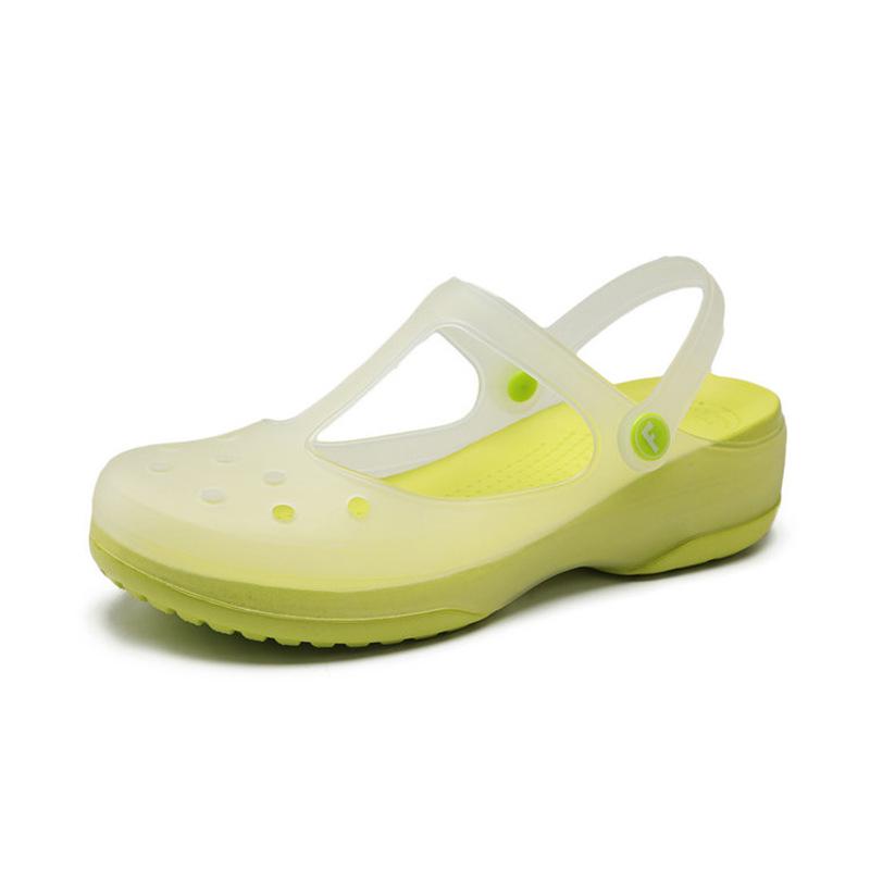 2025 Summer Women's Mary Jane Jelly Sandals: Soft Sole, Non-Slip, Perfect for Beach or Garden