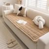 Flannel Sofa Cover Anti-slip Pet Mat Dual-use Simple Solid Color Easy Clean Couch Protector
