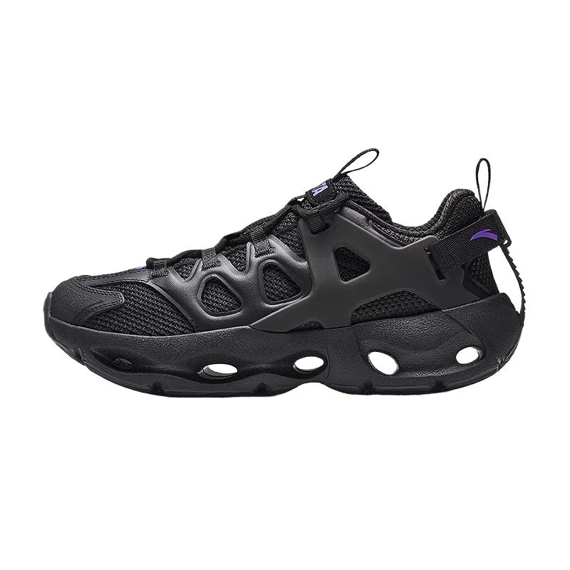 

Anta Light Flow Fabric Leather Synthetic Leather Lifestyle Round Toe Solid Color Low Top Hiking Shoes Men Hiking Shoes 112628805-6 39