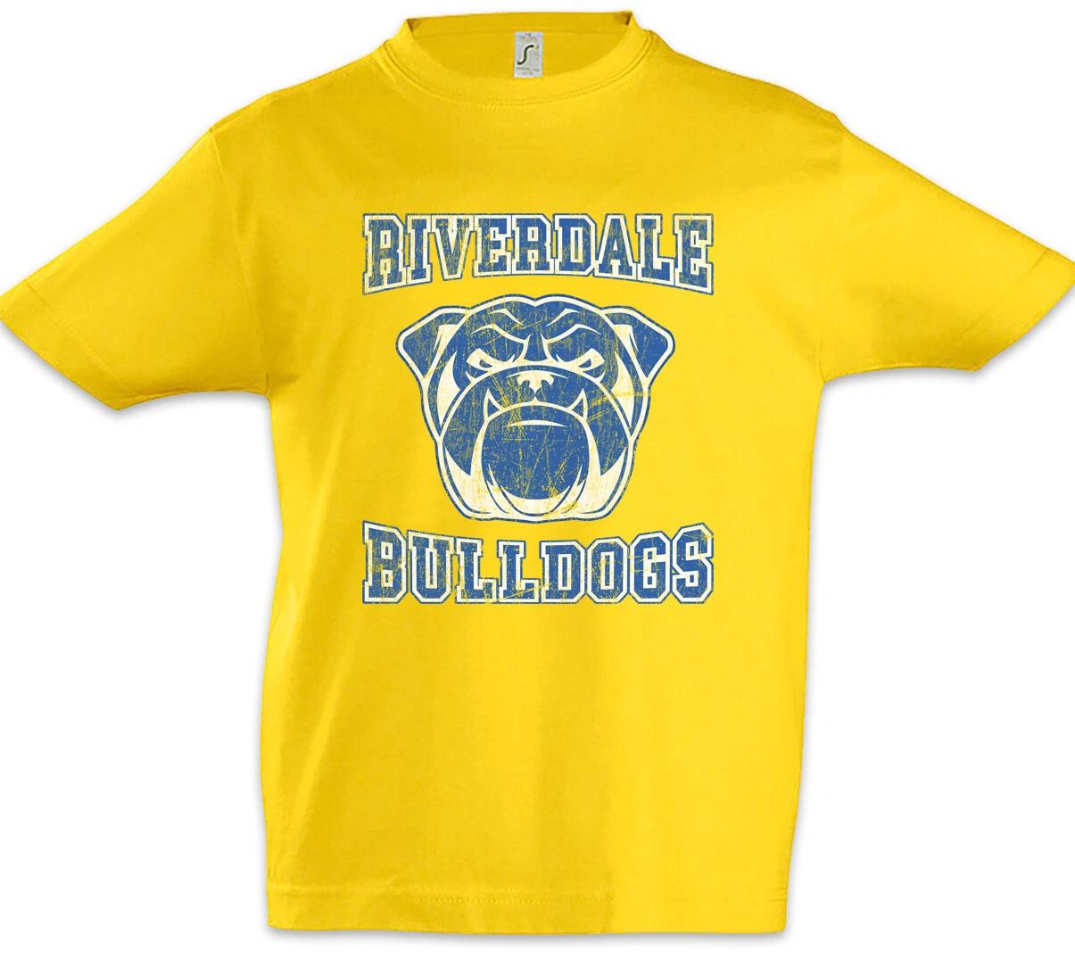 R Bulldogs Kids Boys kids boys T-Shirt Riverdale Team Logo Symbol Football School Dogs 110