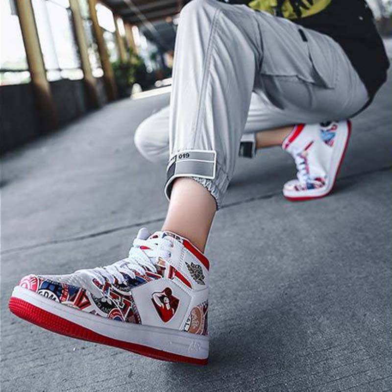 Graffiti Scarpe da basket per uomini Scarpe comode traspiranti Coppie Scarpe  sportive impermeabili acquista in modo economico — spedizione gratuita,  recensioni reali con foto — Joom