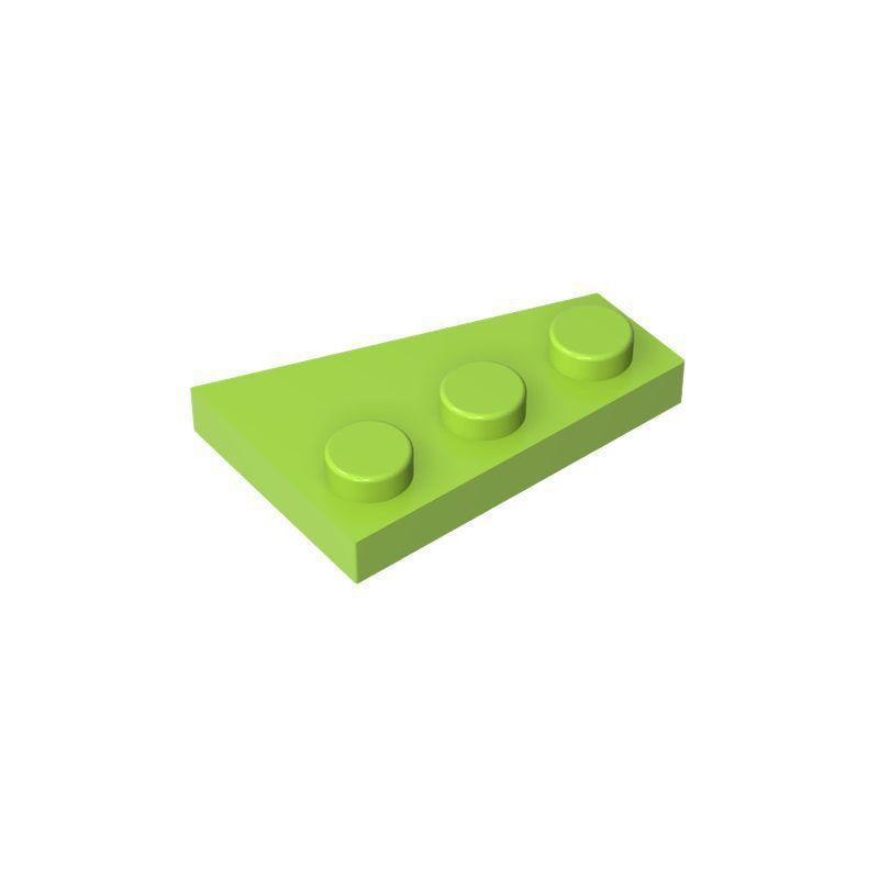 

10pcs MOC Parts 43723 Plate 3 x 2 Left Right Building Blocks Speical Bricks Toys for Children 10pcs grass зелений колір