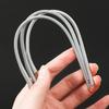 Bendable Steel Cord Threading Tool For Drawstring Spring Threader Clip Flexible String Puller Home Sewing Essential