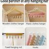 Portable Travel Clothes Hanger, Multi-Purpose Folding Clothes Clips, Hotel Socks & Underwear Clips, Travel Accessories Clothesline