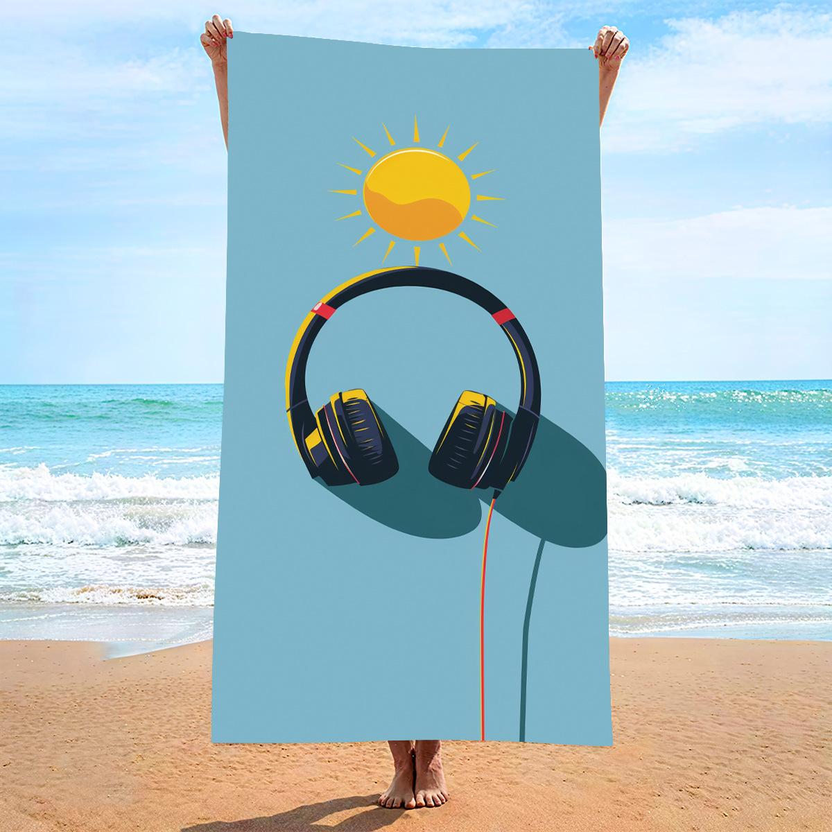 

Новое, двухстороннее бархатное пляжное полотенце, полотенце для серфинга, спортивное полотенце. 80 * 160CM (available in stock)