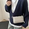 New chain tote bag high-end niche design chain shoulder bag clutch bag solid color simple messenger bag women