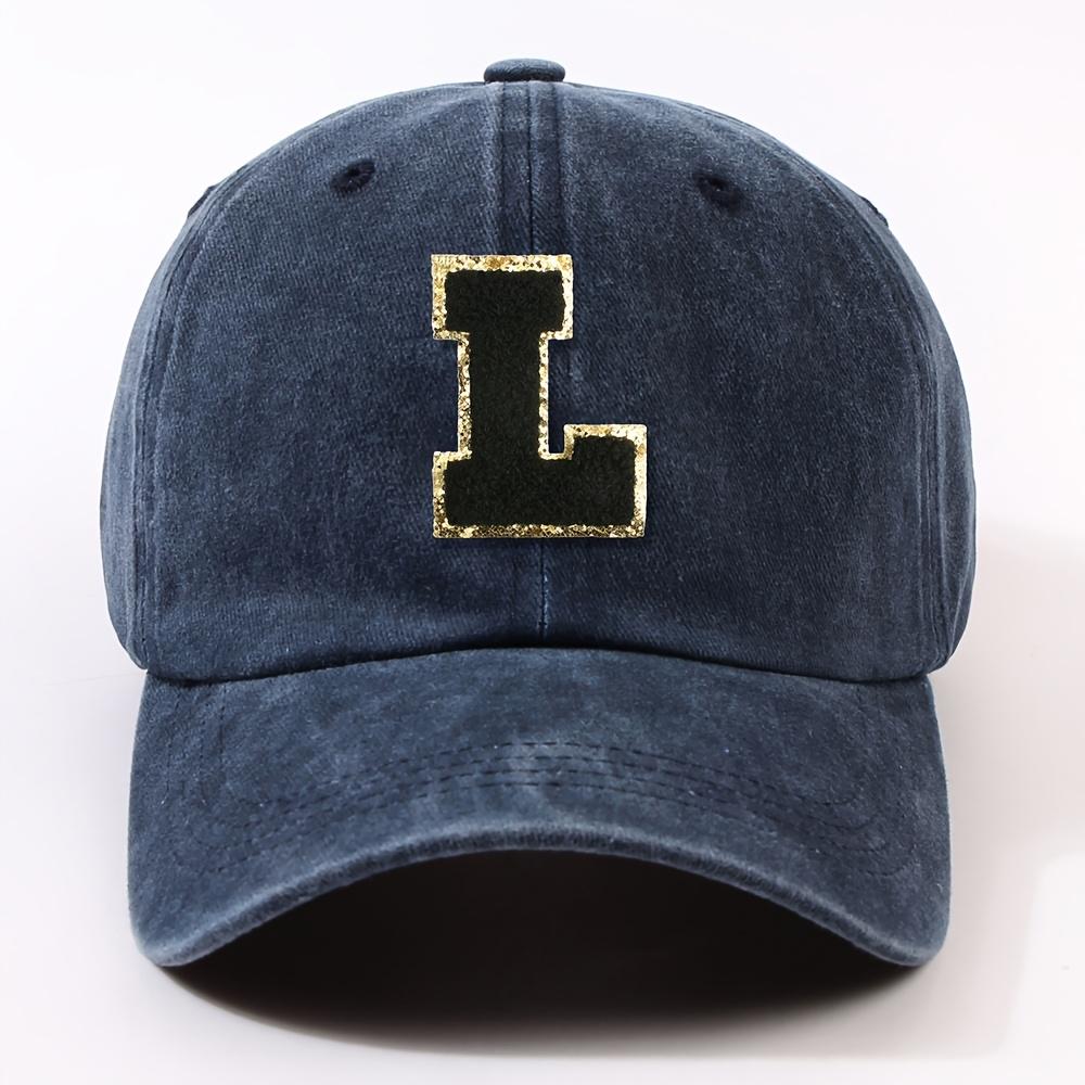 

fashionable 26 letter stick label hip-hop baseball cap adjustable curved brim dad hat for men and women street outdoor party Adjustable