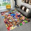 Fashion S-Sonic Cartoon Game Carpet Rug for Playroom Bedroom Living Room Sofa Home Decor,kids Play Area Rug Non-slip Floor Mat