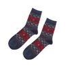 5-1 Pairs of Thick Socks with Deer Print, Comfortable and Warm Christmas Stockings, Women's Socks