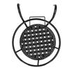 Thick wrought iron construction Flower Pot Holder  Railing hanging chlorophytum & pothos