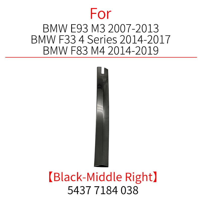 For BMW E93 F33 F83 Car Left / Right Hinge Covers Roof Convertible Trim strip Accessory For BMW M3 M4 4 Series 420 425 430