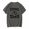 BLP Kosher Dreidel Gang Cotton T Shirt Dripped Design Long or Short Sleeves Vintage Washed Unisex Slightly Stretched Stylish