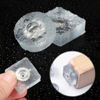 Pads en Silicone Antidérapants Capuchons pour Pieds de Table et Chaise Pieds de Meuble en Caoutchouc Protection de Sol pour Pieds de Meuble
