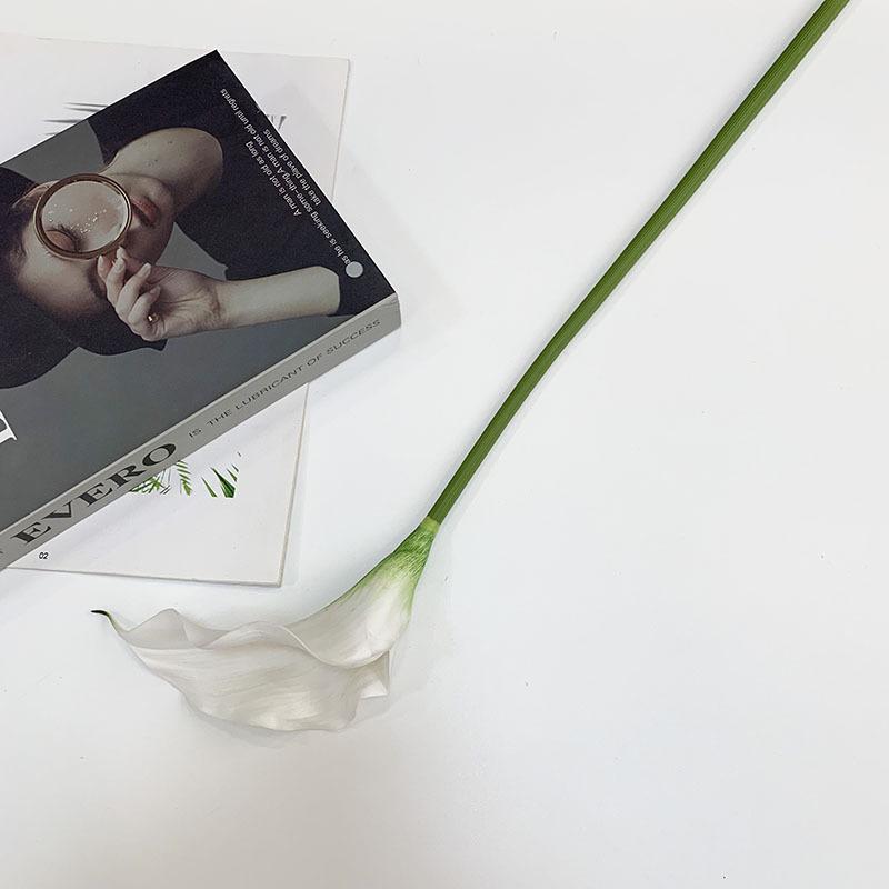 EVA Calla Lily Faux Flower Single Stem for Wedding Decor & Floral Arrangements