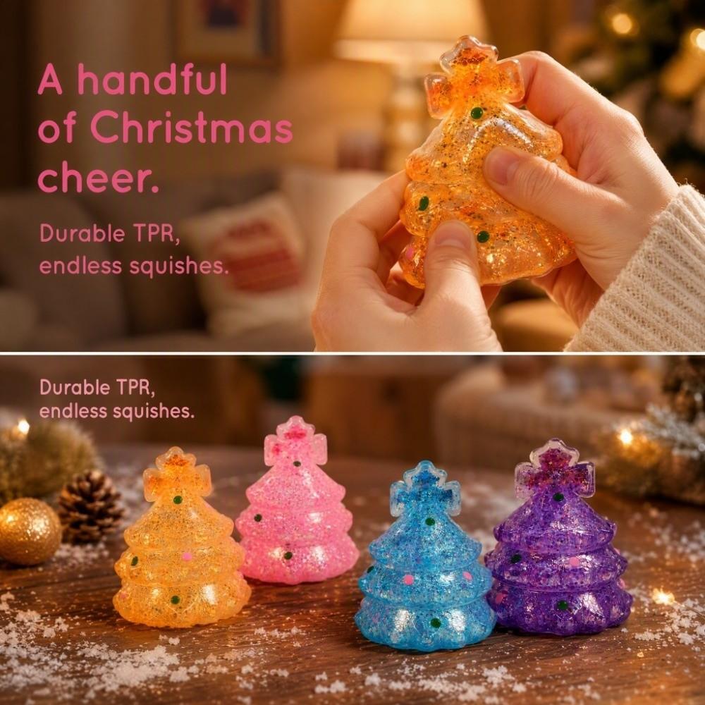 Squeezing Toy Christmas Squeezed Cube Realistic Non Rebound Fidget Toy Christmas Gift