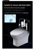 Vintage Large-Caliber Side-Mounted Dual-Flush Valve Set for Energy-Efficient Toilets