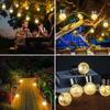 Crack Ball Led Solar Light Multi-color Changing Tree Hanging Lamp Party Decor Indoor Outdoor Solar Lantern Dropship