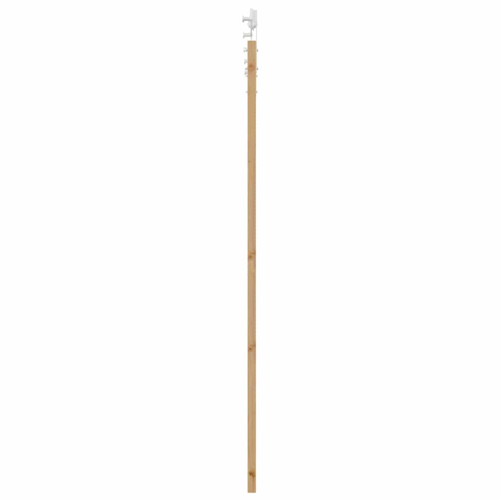 ORKDAL Sliding Door Natural 93 X 202 Cm Solid Pine Wood and Glass