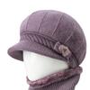 Ladies Hat New Autumn and Winter Wool Hat Thermal Cap Cotton Hat