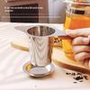 Stainless Steel Tea Infuser Double Wing Handles Fit Most Mugs Cups Extra Fine Mesh for Loose Tea Travel Portable Use