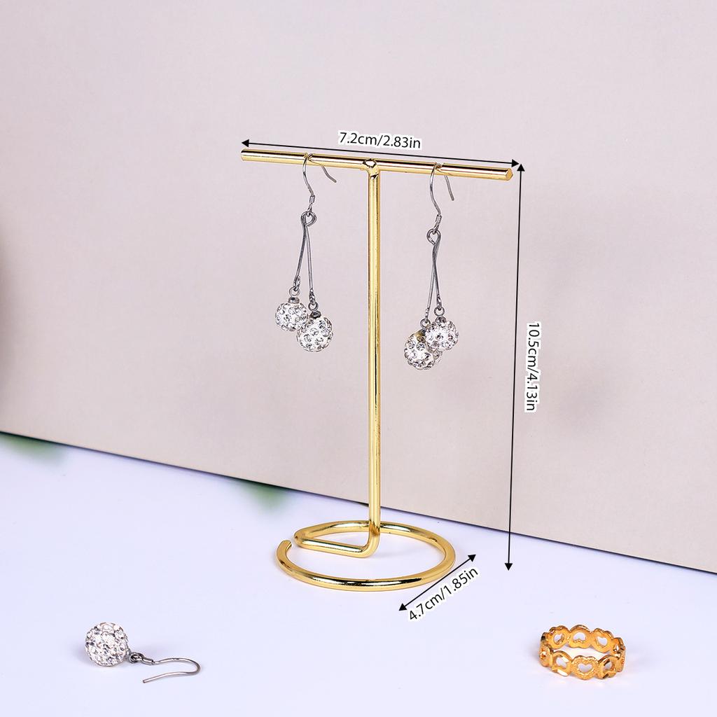 Jewelry Display Rack, Metal Log Jewelry Storage Rack, Display Hanger, Earrings, Necklace, Jewelry Rack.