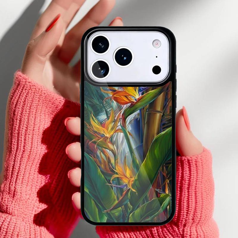 Tropical Paradise Hawaiian Birds Phone Case for iPhone 17 Air 16e 15 14 13 Pro Max Back Cover for 12 11 Pro Coque