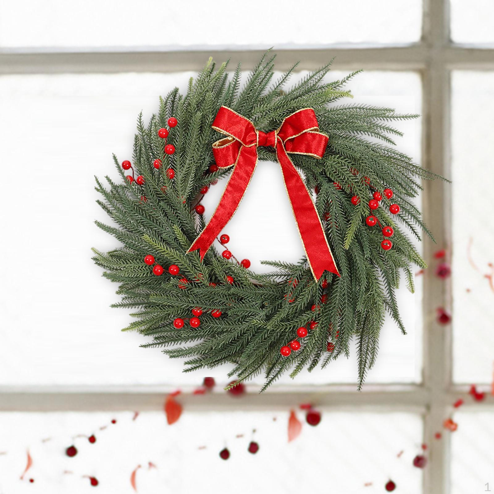 

Christmas Wreath Decorations, 22inch Farmhouse Festival Decor Home Porch