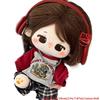 Doll Suit Costume Change Game 20CM Cotton Doll Clothes Lovely with Necklace Doll Suit Dress Up DIY T-shirt Shorts Set Kids Toys