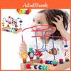 Wooden Intelligence Building Toy For Infants And Toddlers Developing Brain And Body Coordination Through Bead Stringing Play 78 Characters