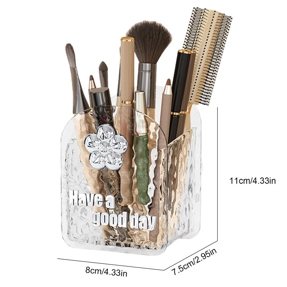 Makeup brush storage box Multifunctional cosmetic storage box Desktop cosmetic container and storage pen holder