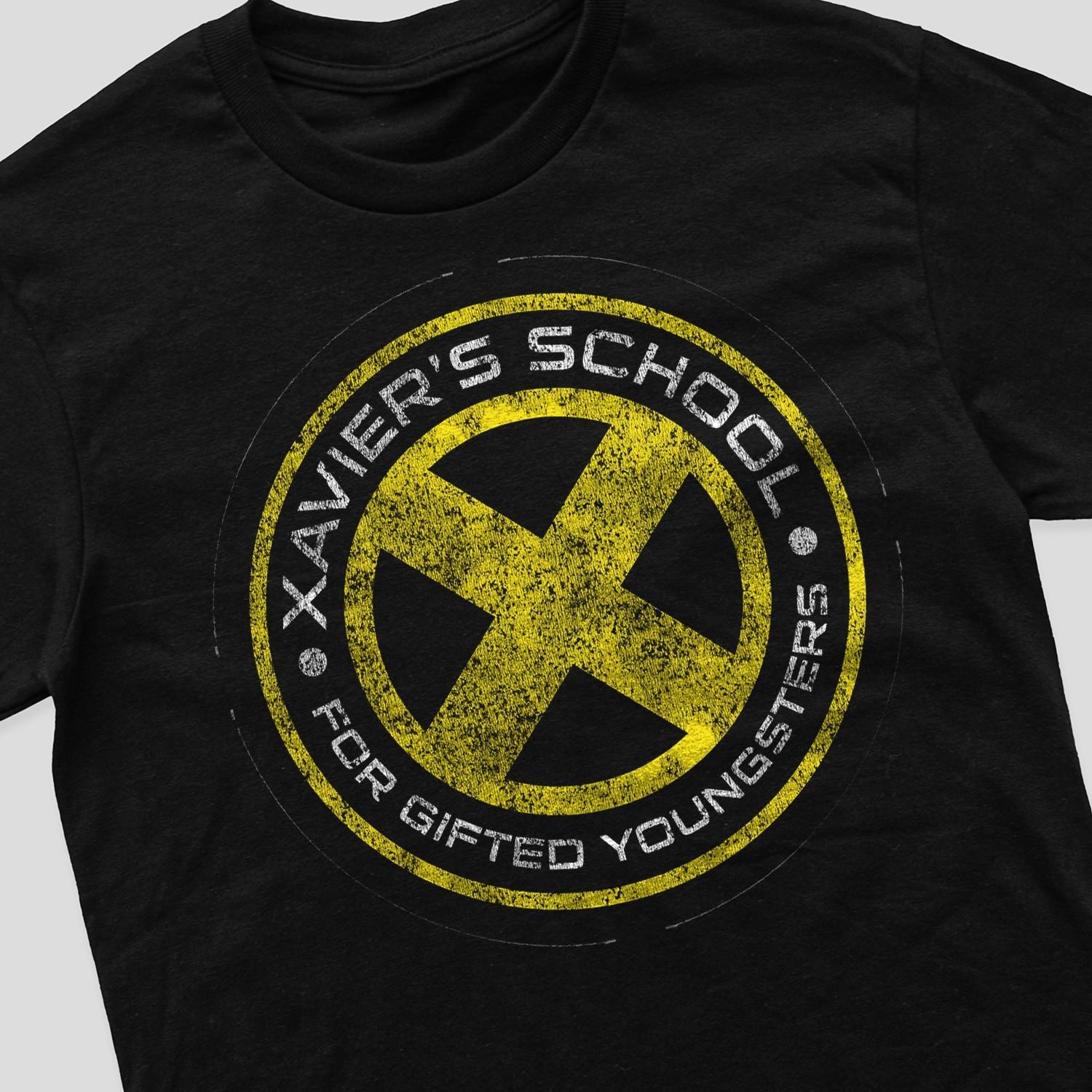 Xaviers School X-Men Wolverine Gift T-Shirt Mens Womens Tees Top 80s 90s Retro 2XL