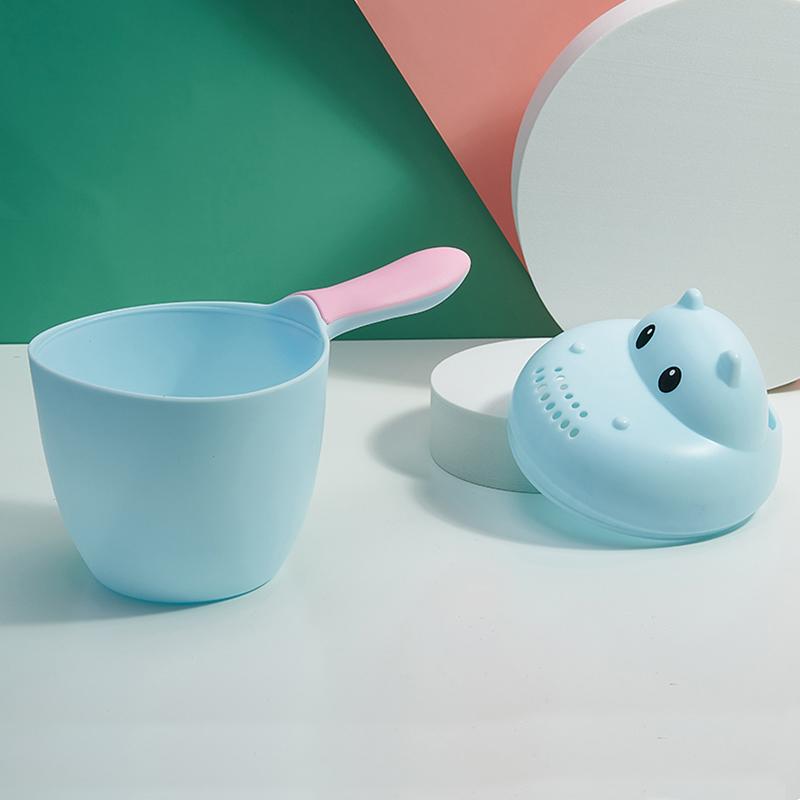 Thickened Baby Shower Showerhead Hair Washing Cup Baby Bath Playing with Water Plastic Spoon Small Toy