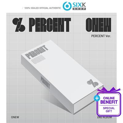 ONEW(SHINee) - 2nd Album [Percent] PERCENT Ver. (+Online Benefit)