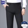 Men's Wrinkle-Free Ice Silk Stretch Straight-Leg Casual Business Pants